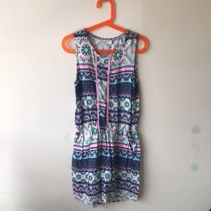 Girls Sleavless Romper in Size 8-9yrs